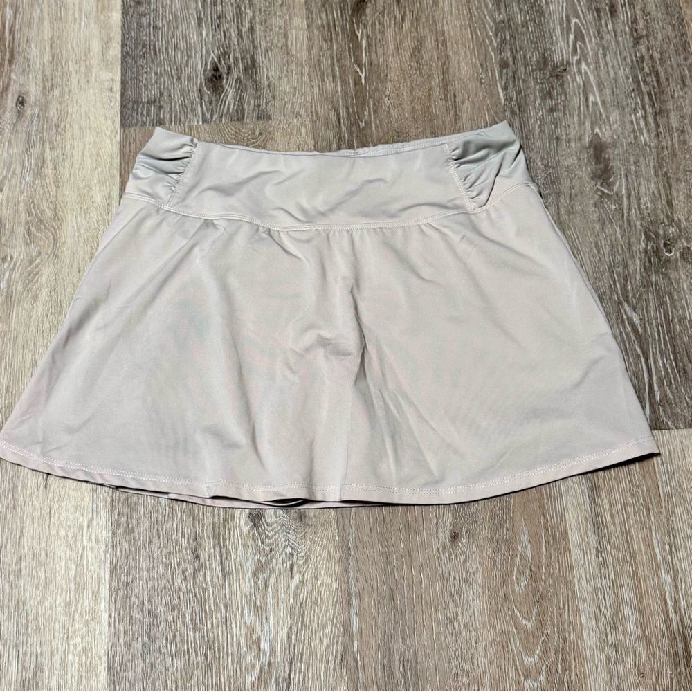 Girls Athletic Skort - Beige - Size XL - Brand: Layer 8